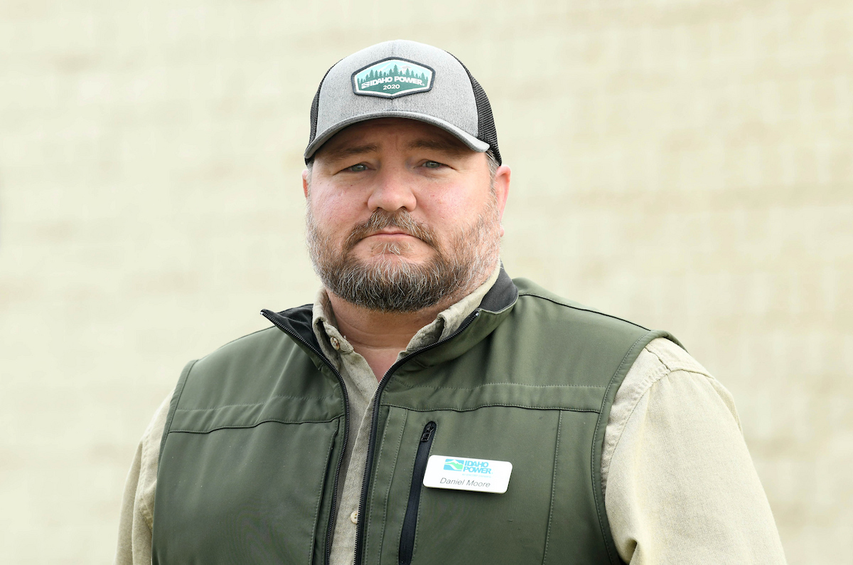 Male Idaho Power employee Daniel Moore