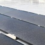 Solar panels on a rooftop