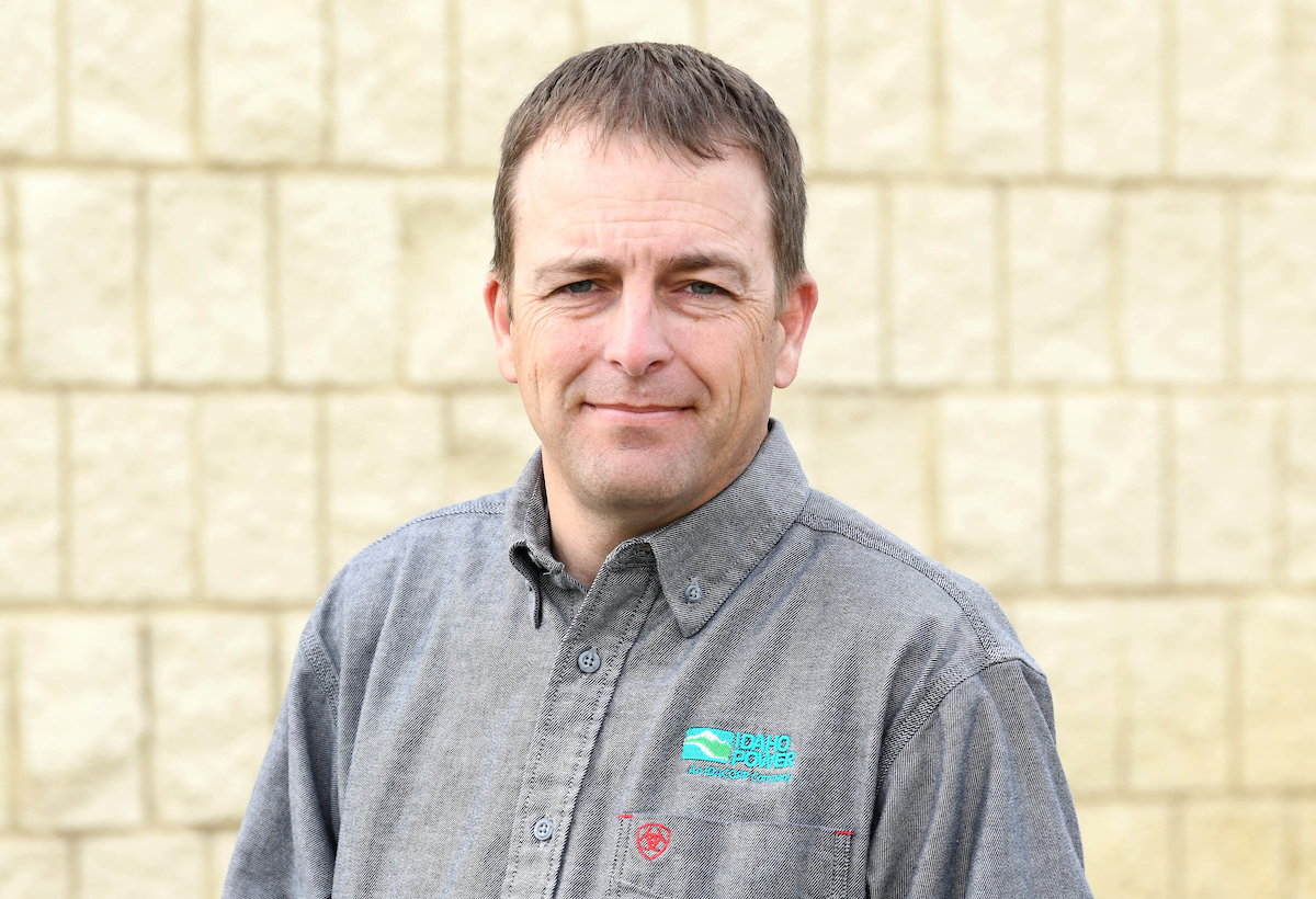 Male Idaho Power employee Troy Winward
