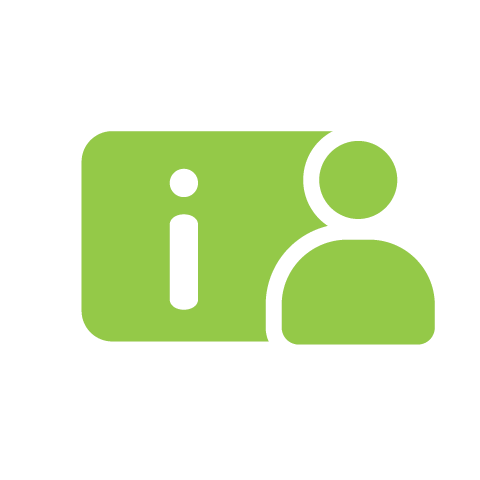 Icon of a presenter and board